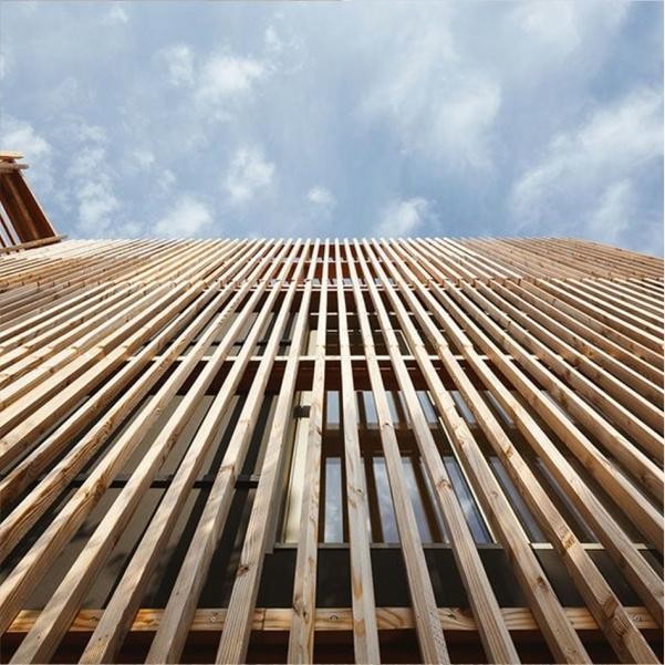 Auminium louvers comparison on modern architectural facades | BeautexWood