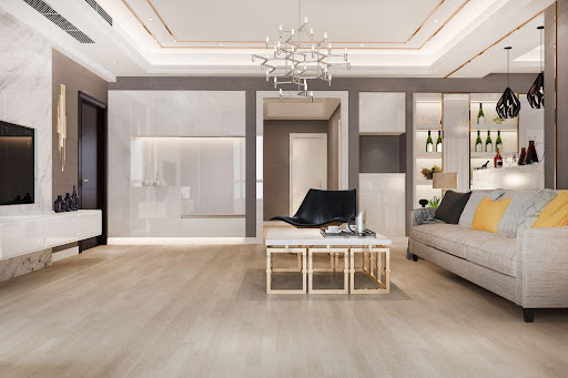 BeautexWood premium SPC flooring with realistic timber finish and IXPE backing.